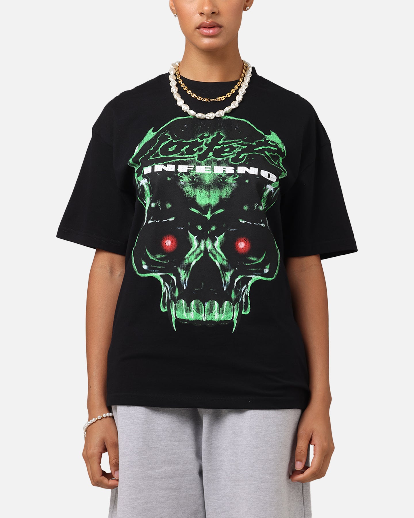Loiter Inferno Drop T-Shirt Black