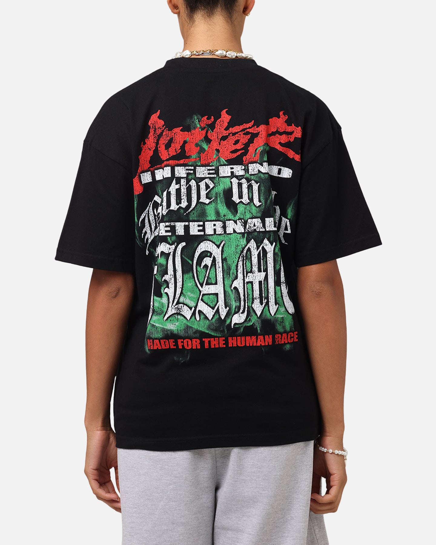 Loiter Inferno Drop T-Shirt Black