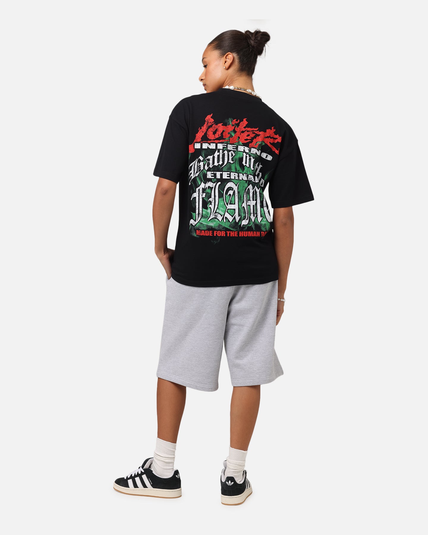 Loiter Inferno Drop T-Shirt Black