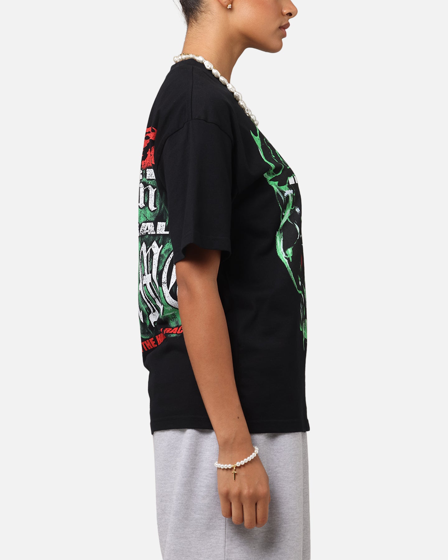 Loiter Inferno Drop T-Shirt Black