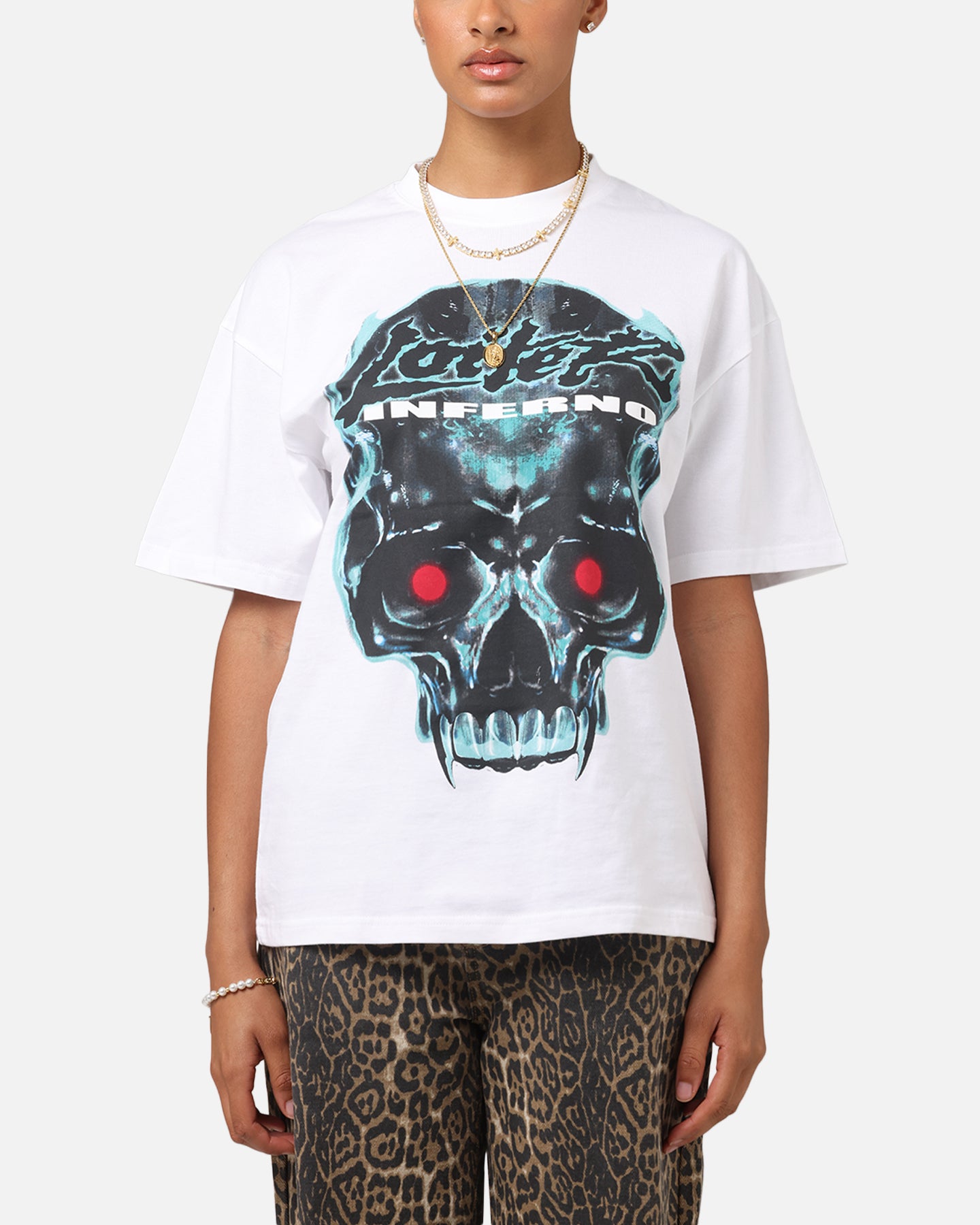 Loiter Inferno Drop T-Shirt White