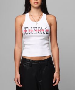 Loiter Women's Delusional Tank White