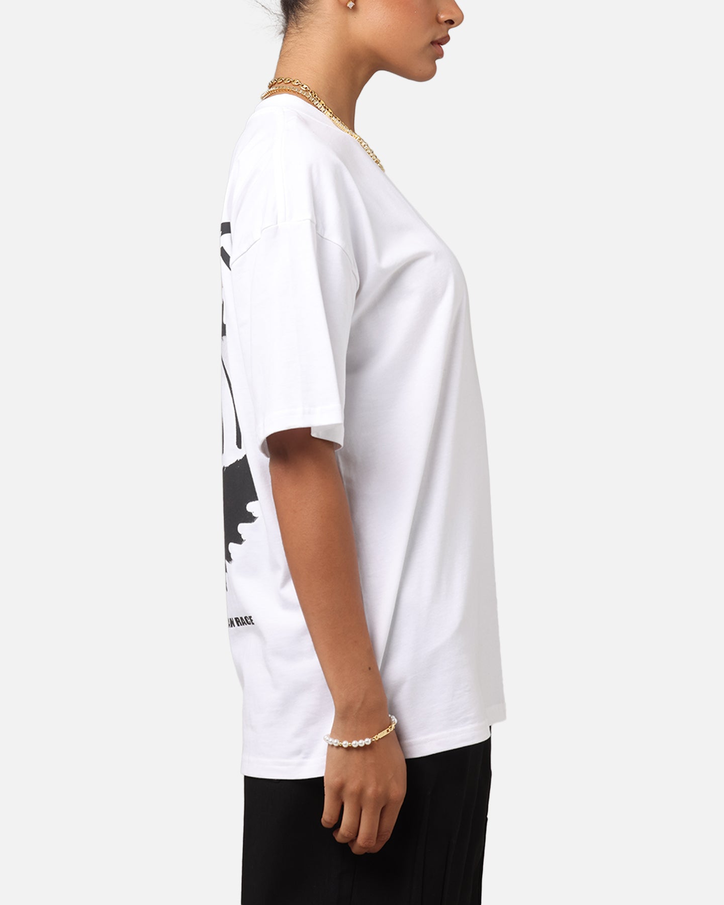 Loiter Saw Blade Drop T-Shirt White
