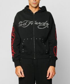 Ed Hardy Ed Hardy Hoodie Black