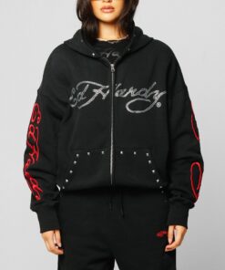 Ed Hardy Ed Hardy Hoodie Black