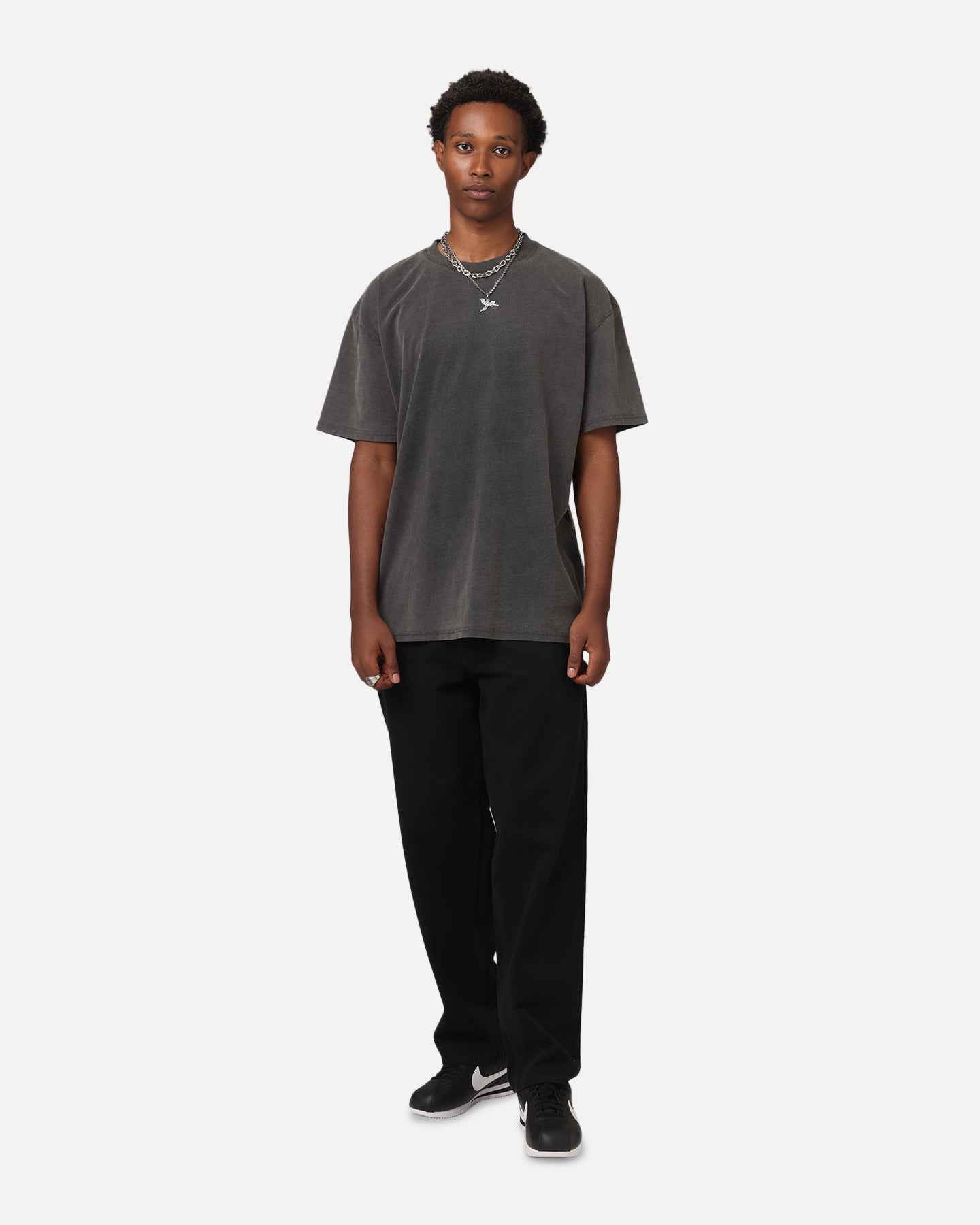 Culture Kings Boxy T-Shirt Black Wash