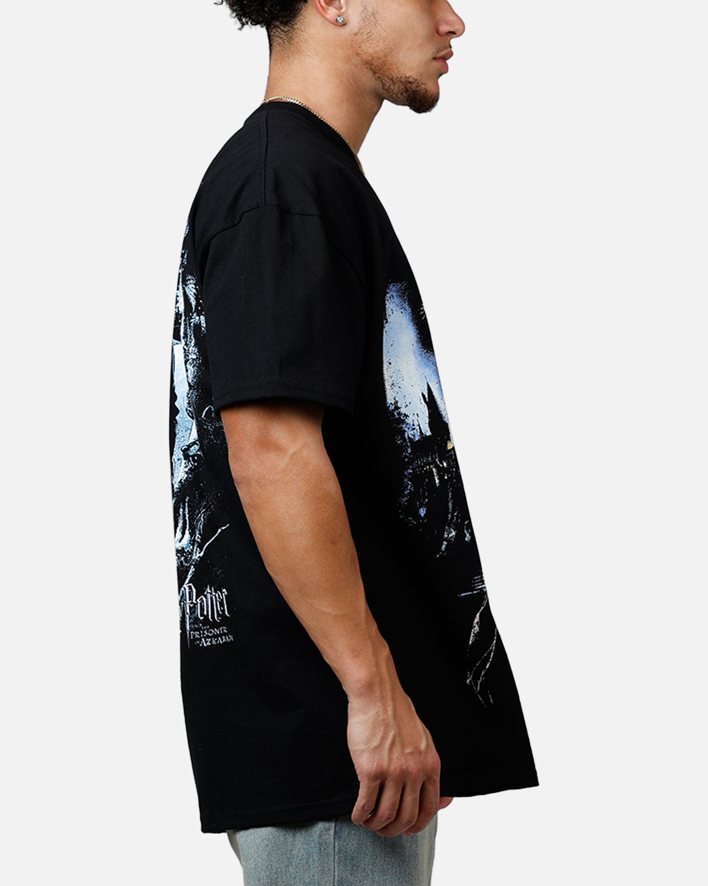 Goat Crew X Harry Potter Poster Vintage T-Shirt Black Acidwash