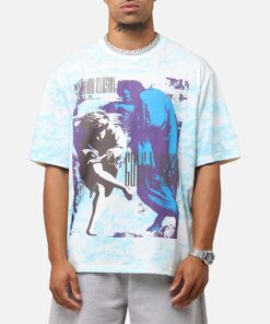 Guns N Roses Roses All Over T-Shirt Washed White