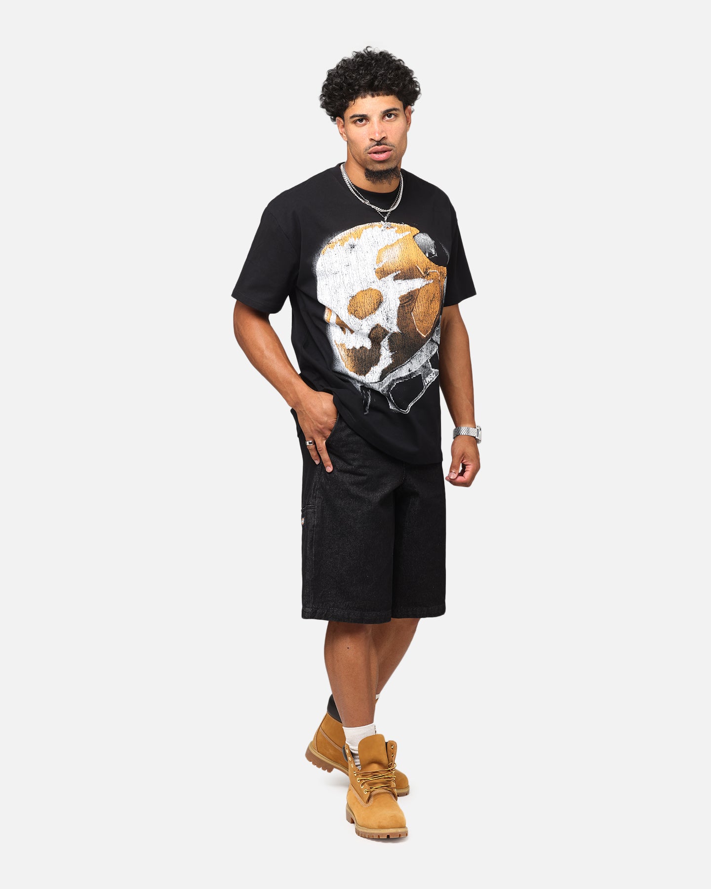 Goat Crew X Halo Halo Reach Emile Big Head Heavyweight T-Shirt Black