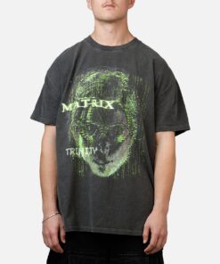 American Thrift X The Matrix Trinity Heavyweight T-Shirt Black