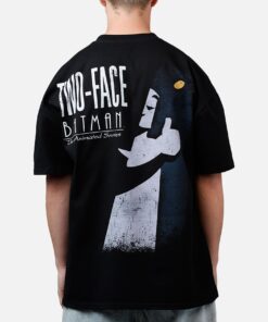 American Thrift X DC Batman Two Face Heavyweight T-Shirt Black