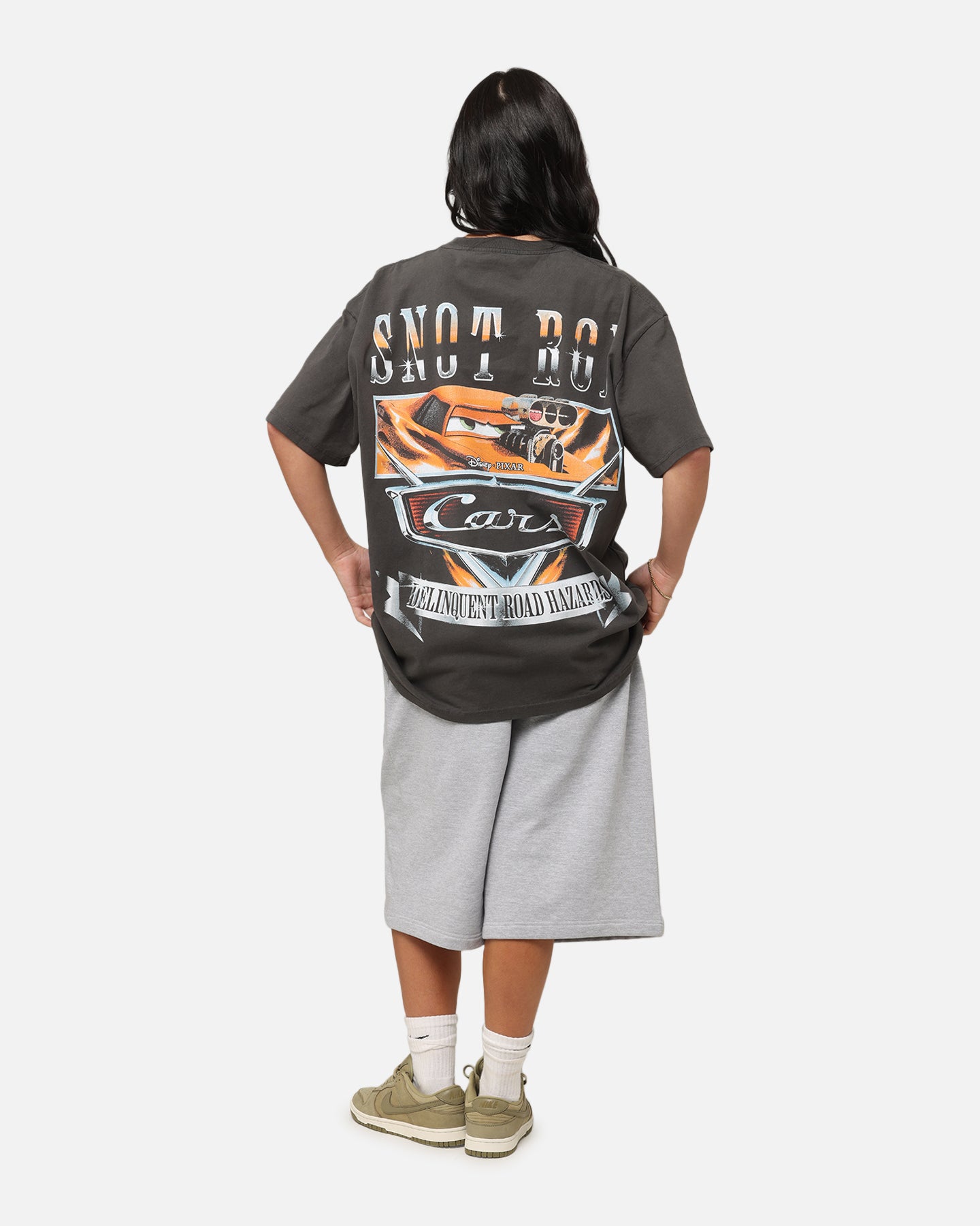 Goat Crew Disney And Pixar Cars Snot Rod Heavy T-Shirt Black Wash
