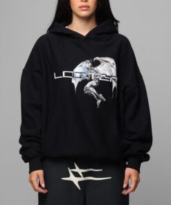 Loiter Chrome Deceiver Hoodie Black