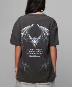 Loiter Chrome Deceiver T-Shirt Black Wash
