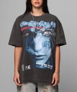 Loiter Project Dark Vintage T-Shirt Black Wash
