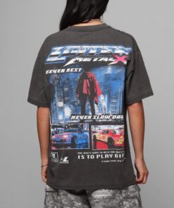 Loiter Speed Vintage T-Shirt Black Wash
