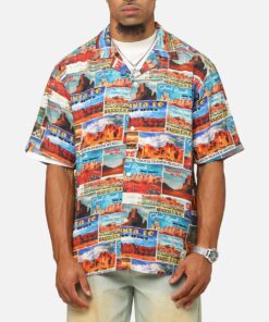 Champion Route 40 Drifter Button Up Shirt Ginger