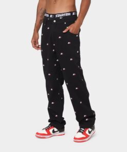 Starter Star Gazer Relaxed Chino Pants Black