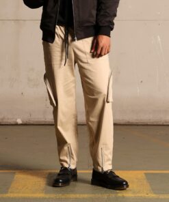Saint Morta Gallery Zip Cargo Pants Stone