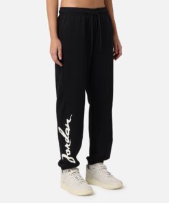 Jordan Women's Brooklyn Fleece Trackpants Black/Sail
