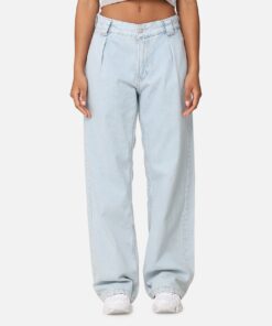 Calvin Klein 90's Loose Pleated Jeans Light Blue