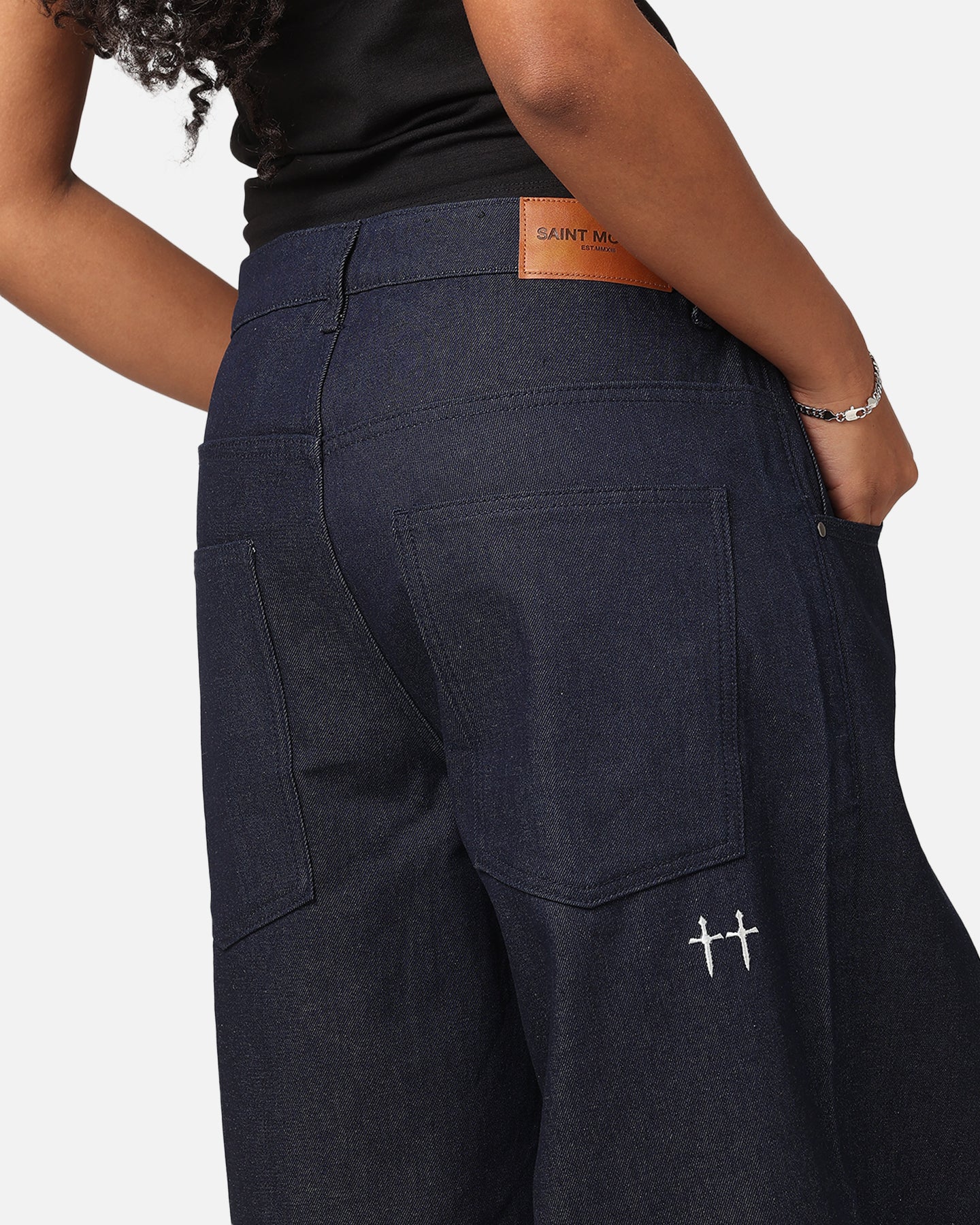 Saint Morta Amplus Jeans Indigo/Tan