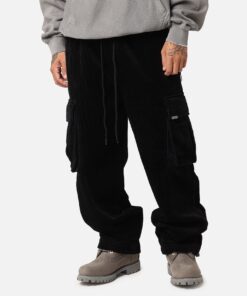Carre Cord Superior Corduory Jogger Pants Black