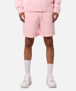 XXIII Fluffy Knit Shorts Pink