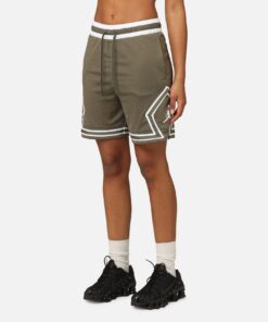 Jordan Dri-FIT Sport Diamond Shorts Medium Olive/White