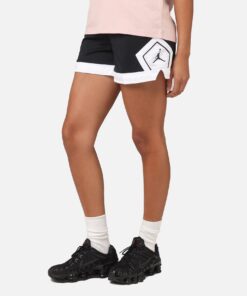 Jordan Women's 4" Diamond Shorts Black/White/White