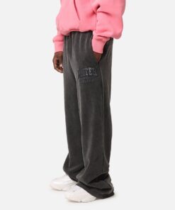 Loiter College Dropout Trackpants Washed Black