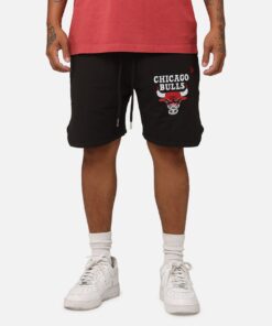 New Era Chicago Bulls Higher Fade Shorts Black