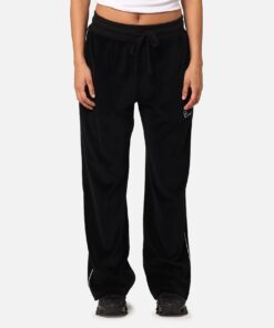 Carre Gorgeous Velour Trackpant Black