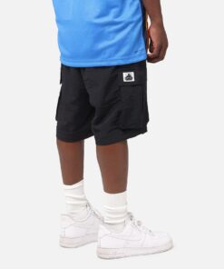 X-Large 91 Nylon Cargo Shorts Black