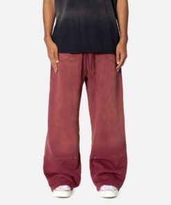 MNML West Double Knee Sweatpants Red