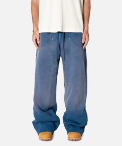MNML West Double Knee Sweatpants Blue