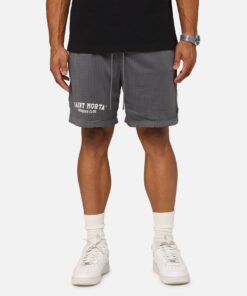 Saint Morta Members Club Mesh Shorts Dark Grey