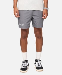 Carre International Beach Shorts Charcoal