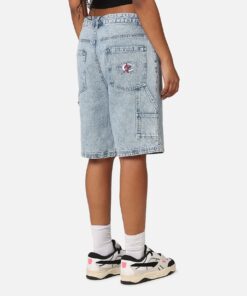 Carre Carpenter Jorts Light Blue Denim