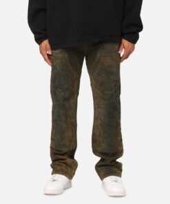 MNML V712 SL3 Suede Pants Olive/Black