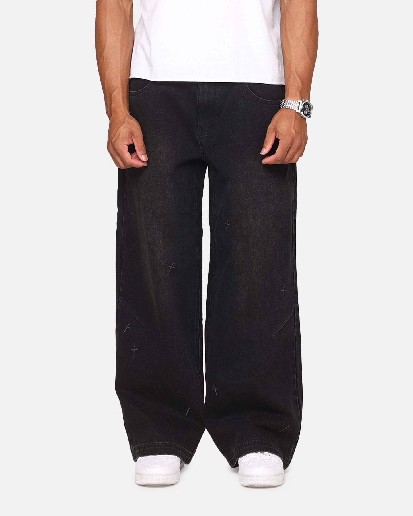 Saint Morta Amplus Graveyard Jeans Black Shadow