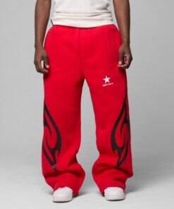 Loiter Cyber Sweat Pants Red