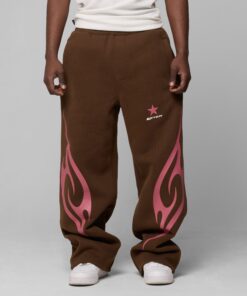 Loiter Cyber Sweat Pants Brown