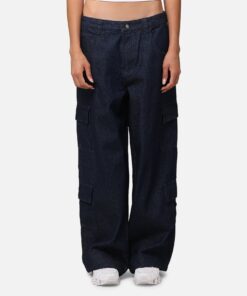 Carre Baggy Cargo Jeans Indigo Denim