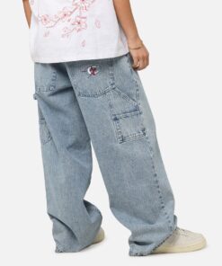 Carre Baggy Carpenter Jeans Light Blue Denim
