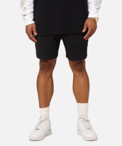 Carre Waffle Shorts Black