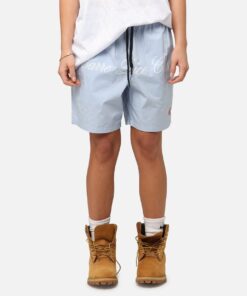 Carre Dice Club Beach Shorts Light Blue