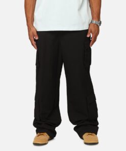 Carre Tactical Baggy Cargo Pants Black