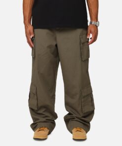 Carre Tactical Baggy Cargo Pants Khaki