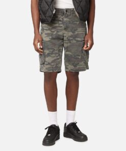 XXIII Torrent Cargo Shorts Washed Green Camo